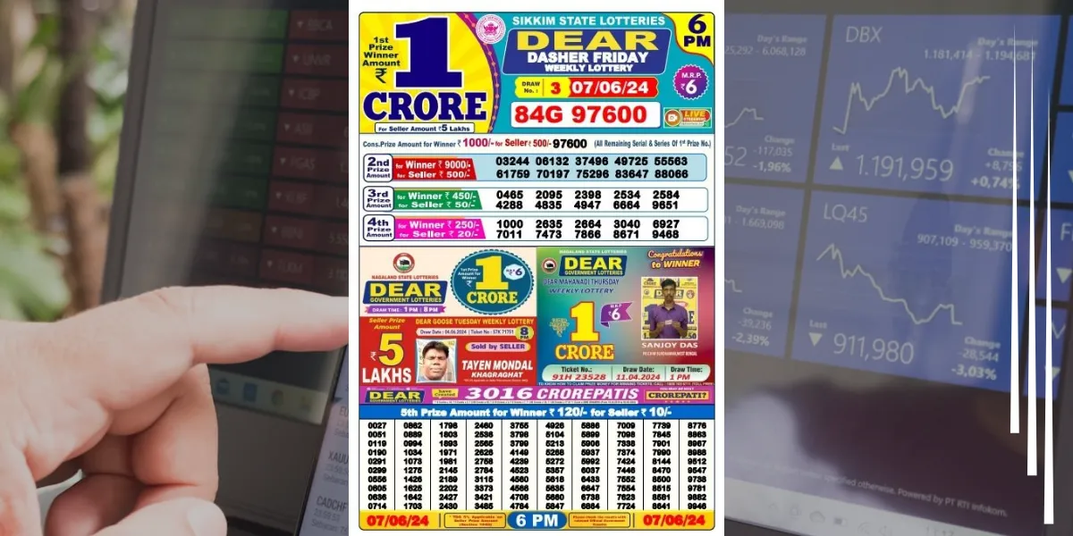 Lottery Sambad Result 762024 6PM