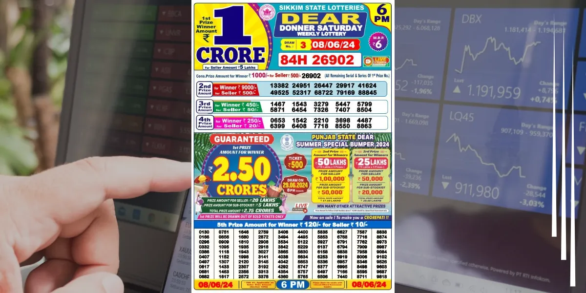 Lottery Sambad Result Today 862024 6PM