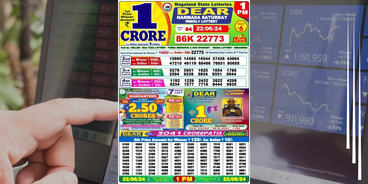 Lottery sambad 22062024 1 PM