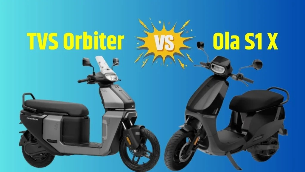 TVS Orbiter vs Ola S1 X Electric Scooter Comparison